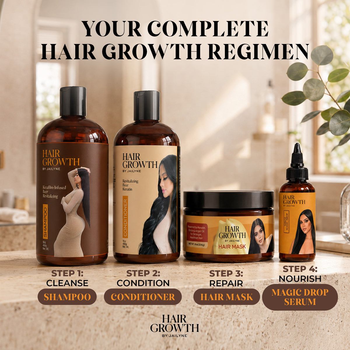 Magic Drop Hair Growth Serum - Anti-Thinning Scalp Treatment (2 oz)