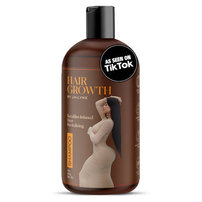 Revitalizing Hair Growth Shampoo - Beer & Vegan Keratin Formula (16 oz)